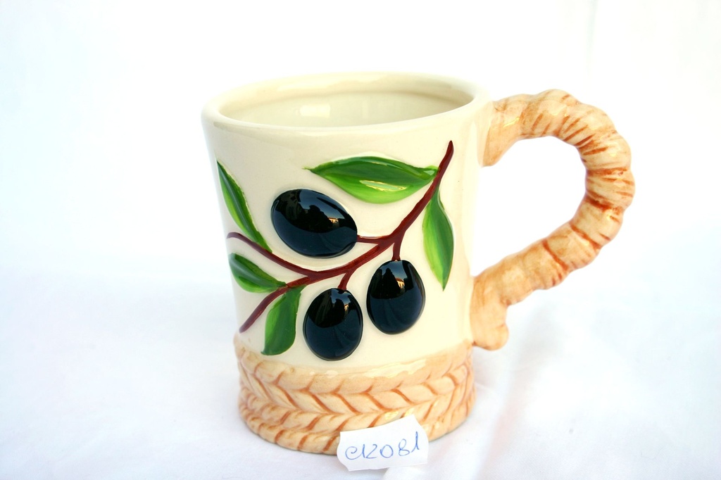 TAZZA CERAMICA OLIVE 