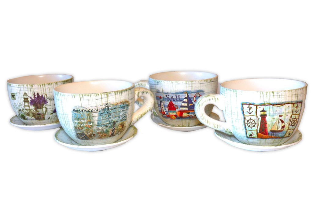 VASO CERAMICA C/BUCO 19*15*11 CM 