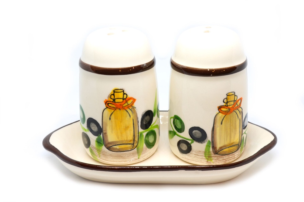 SET SALE PEPE CERAMICA C/OLIVE 