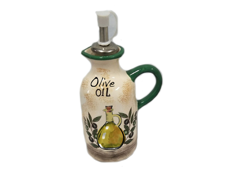 BOTTIGLIA CERAMICA OLIO C/OLIVE 