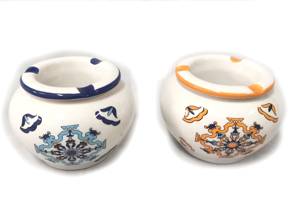 POSACENERE CERAMICA ANTIVENTO 2 COL ASS 