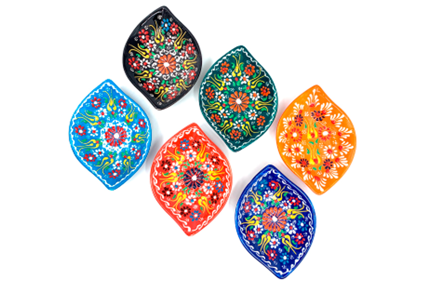 CIOTOLA GOCCIA CERAMICA 8 CM COL ASS 