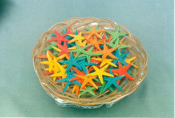 CESTO STELLE MARINE 2,5 UP COL ASS(100 PCS) CM 5 