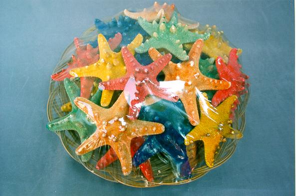 CESTA STELLE MARINE 3-4" LONGISP.COL.ASS DIAM CM 8 