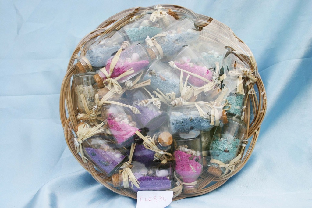 CESTINO c/24 BOTTIGLIE PIC C/CONC+SABBIA 5 COL CM6 