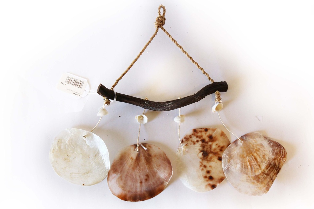 SCACCIAP. RAMO LEGNO (BAGON) C/4FILI CORDA+PLACUNA 