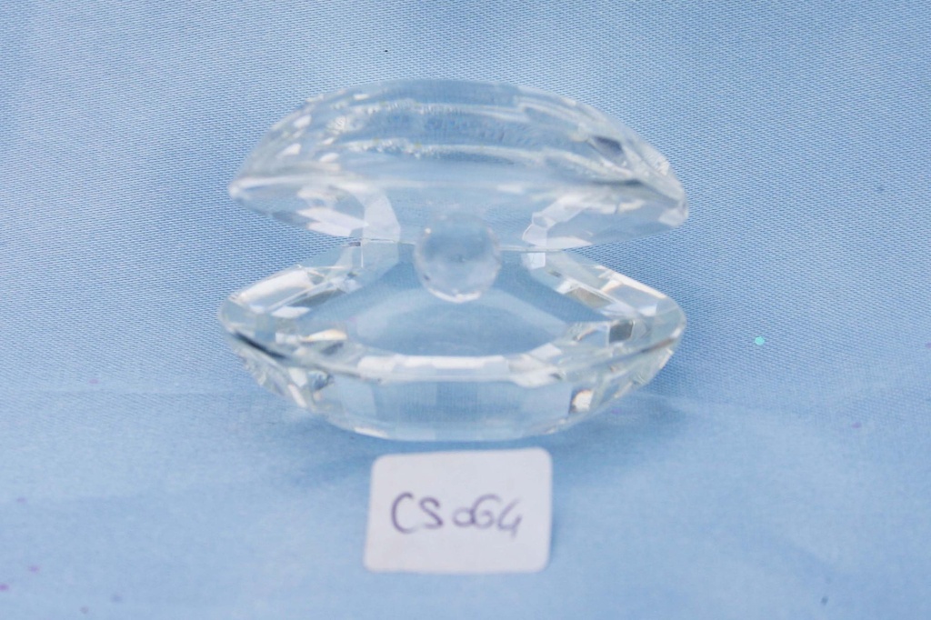 CONCHIGLIA CRISTALLO c/PERLA 