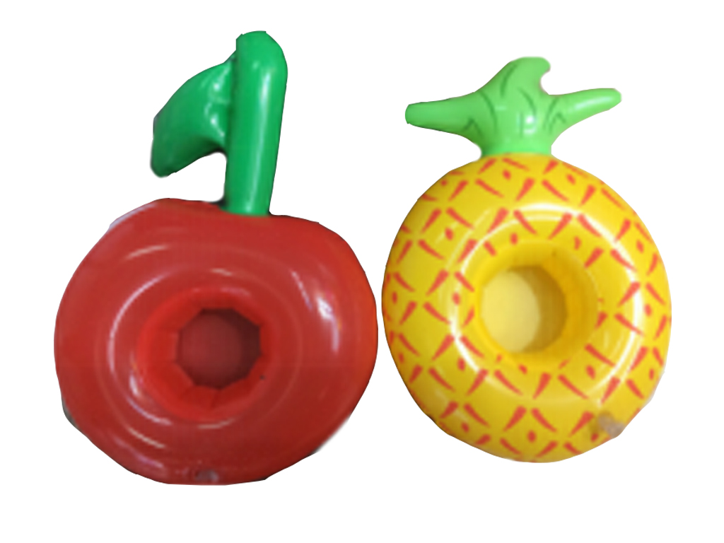 PORTABICCHIERE GONFIABILE FRUTTA 2 ASS 