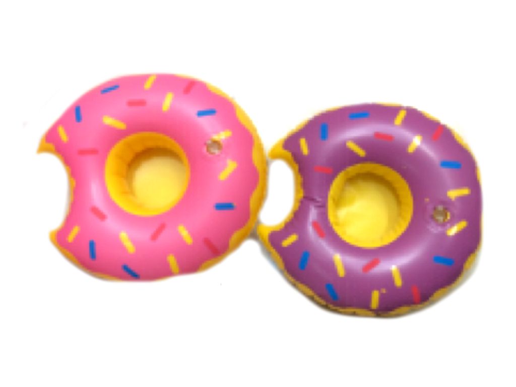 PORTABICCHIERE GONFIABILE CIAMBELLA 2 ASS 