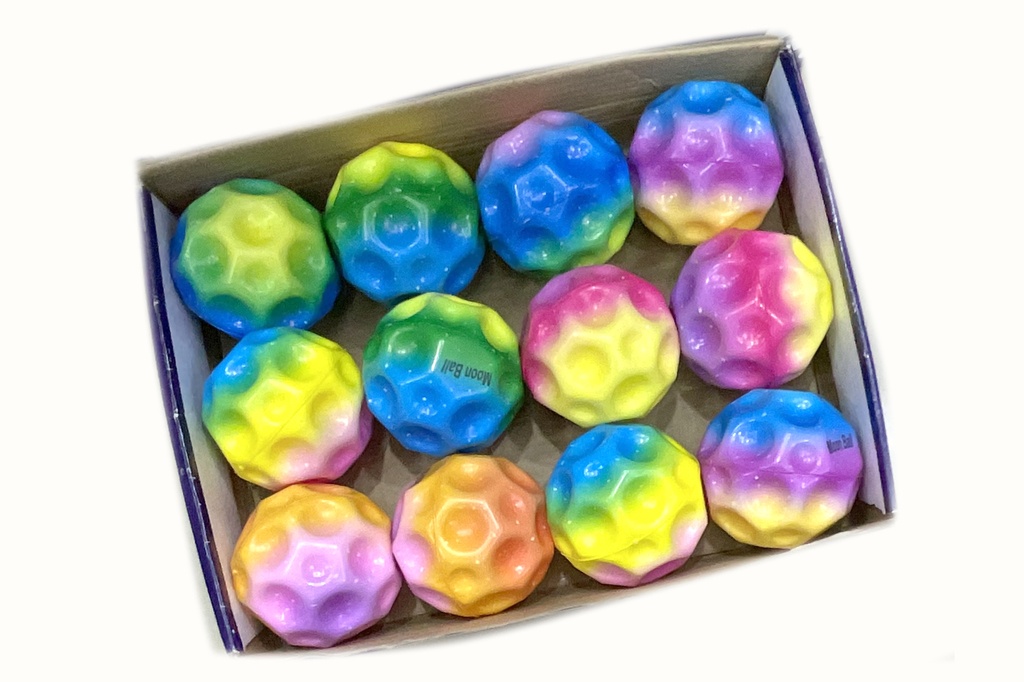 PALLINE GOMMA DIAM 6.3 CM CONF 12 PZ 