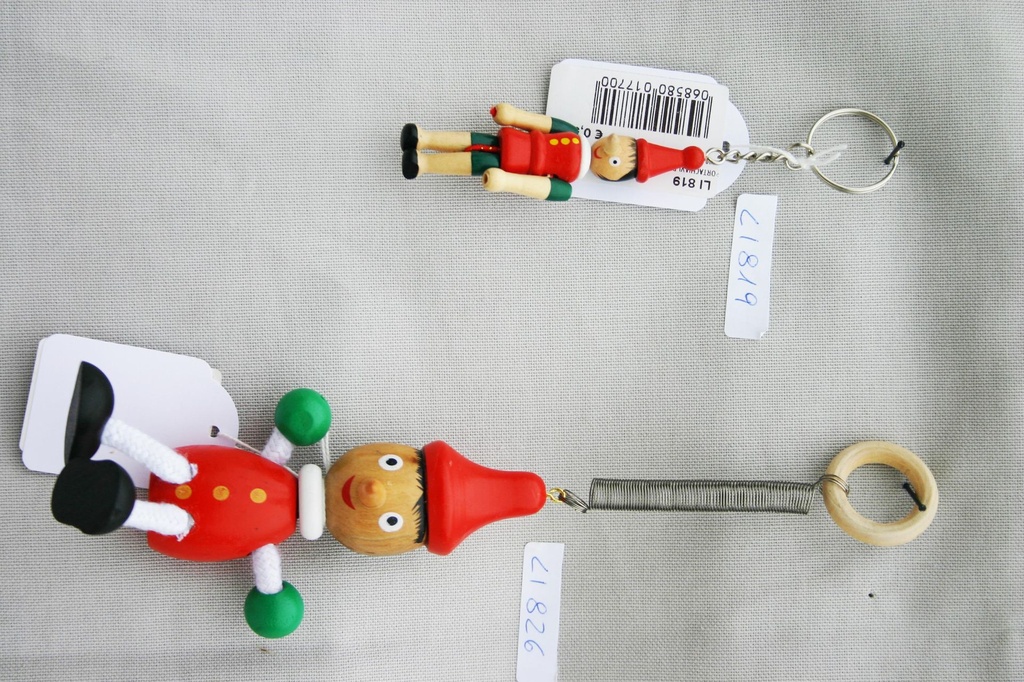 PORTACHIAVI PINOCCHIO LEGNO 