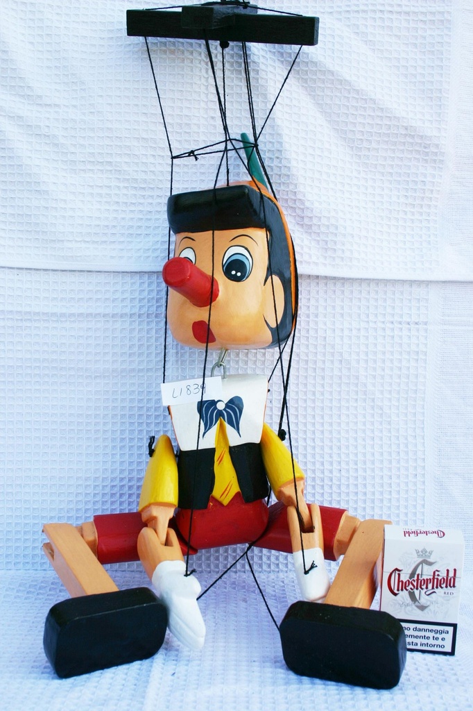 PINOCCHIO LEGNO BURATTINO CM 50 