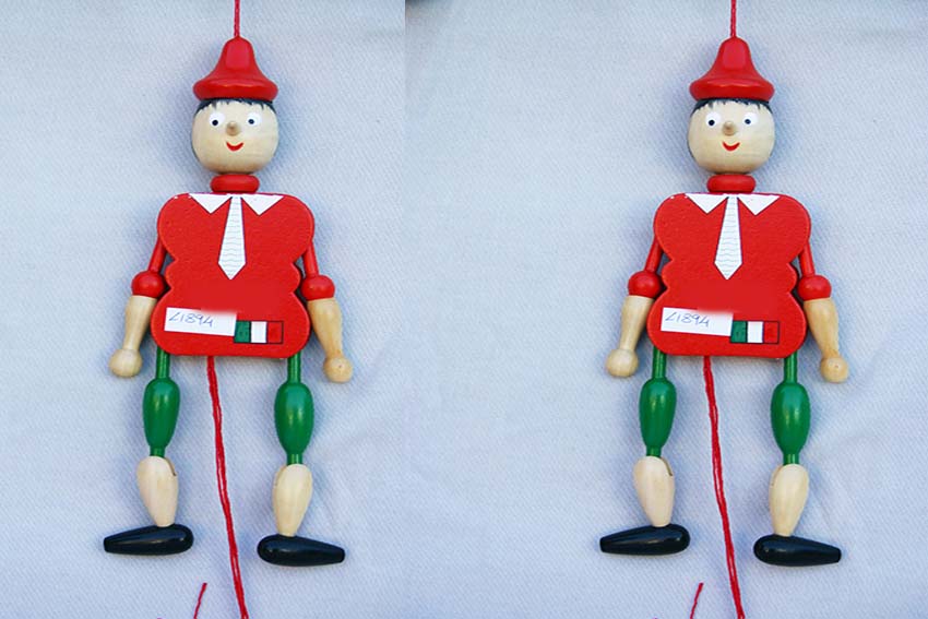 PINOCCHIO LEGNO FILO CM 28 