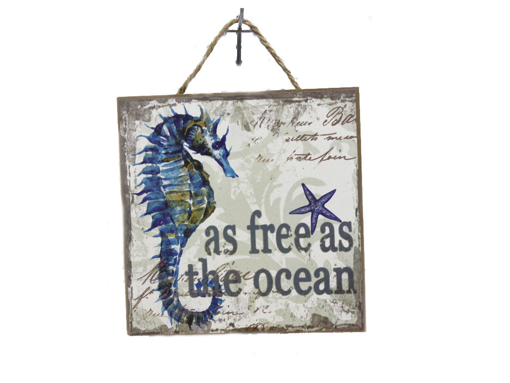 TAVOLETTE LEGNO D'APP 20*20 CM DEC/CAVALLUCCIO BLU 