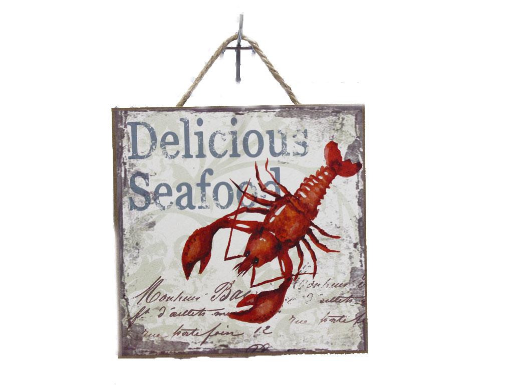 TAVOLETTE LEGNO D'APP 20*20 CM DEC/ARAGOSTA 