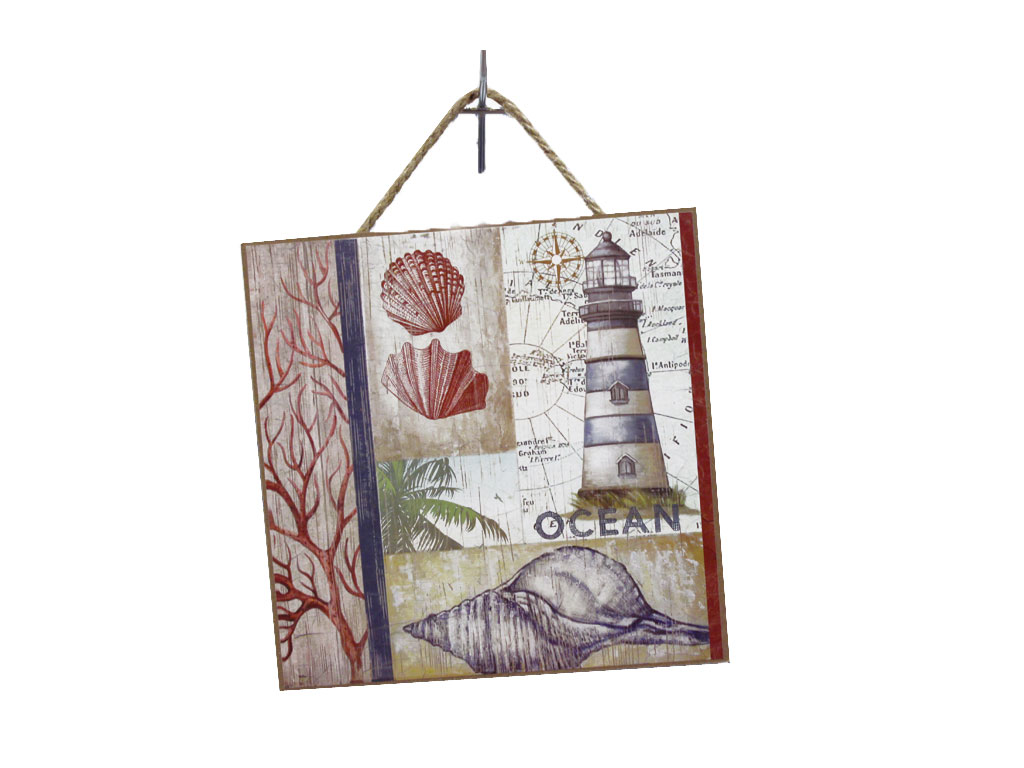 TAVOLETTE LEGNO D'APP 20*20 CM DEC/FARO CONCH 