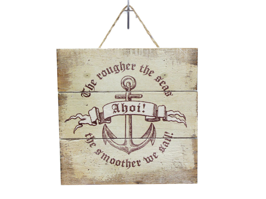 TAVOLETTE LEGNO C/ ANCORA 20*20*2.5 CM