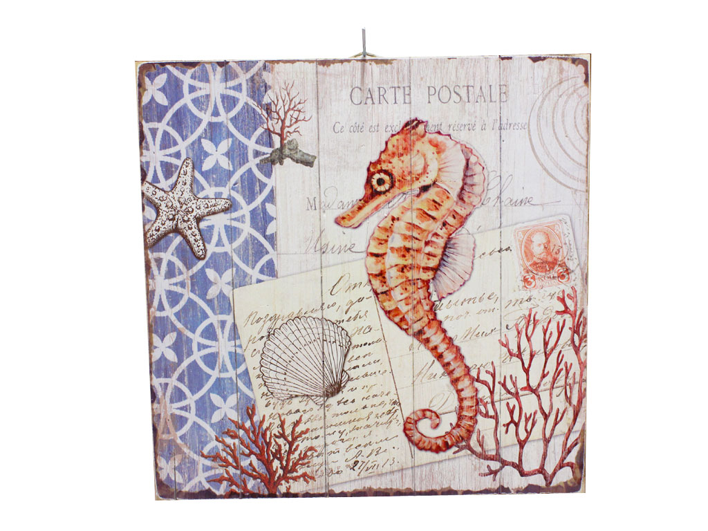 TAVOLETTE LEGNO C/CAVALLUCCIO 40*40*2.5 CM 