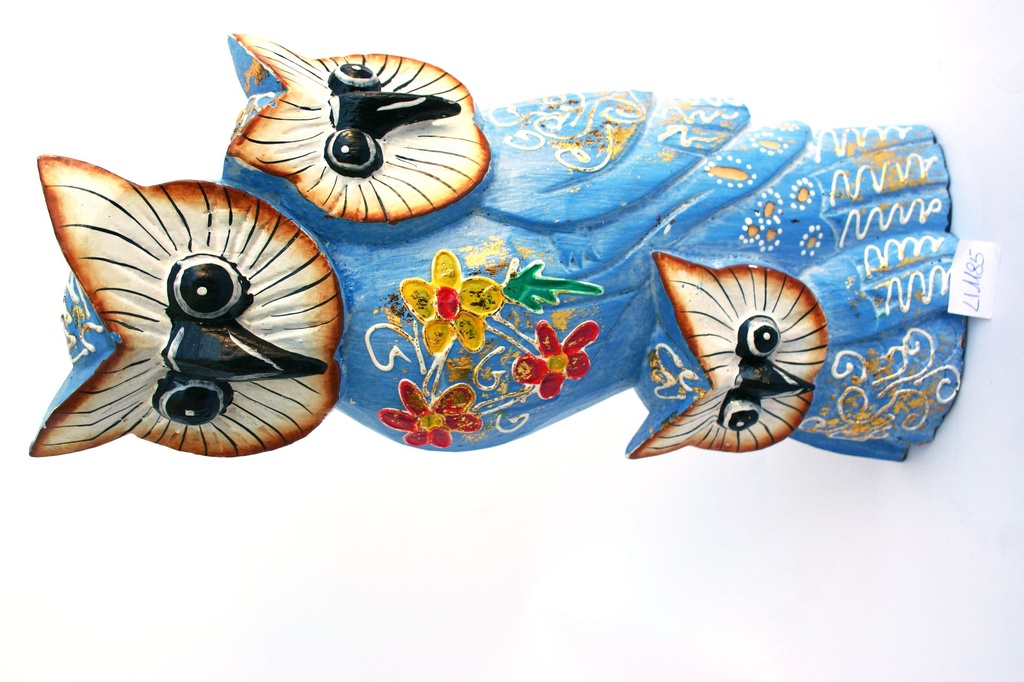 FAMIGLIA 3 GUFI TOTEM H CM 30 - 4 COL ASS 