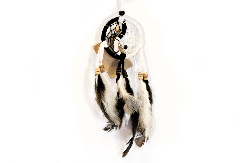 ACCHIAPPASOGNI TAO DIAM 6 CM BIANCO/NERO 