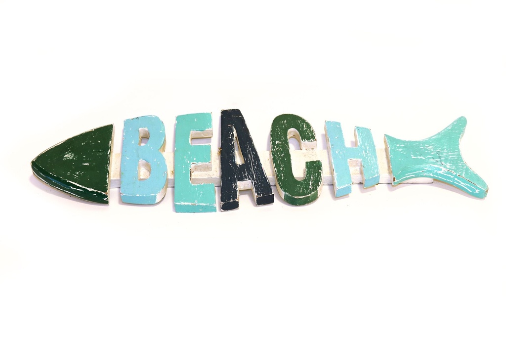 PESCE LEGNO D'APP C/INTARSIO BEACH MULTICOLOR 