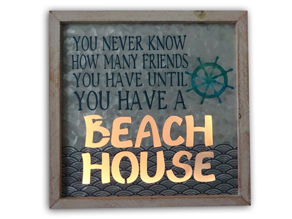 TAVOLETTA LEGNO C/LUC BEACH HOUSE 26.3*26.63*3.8