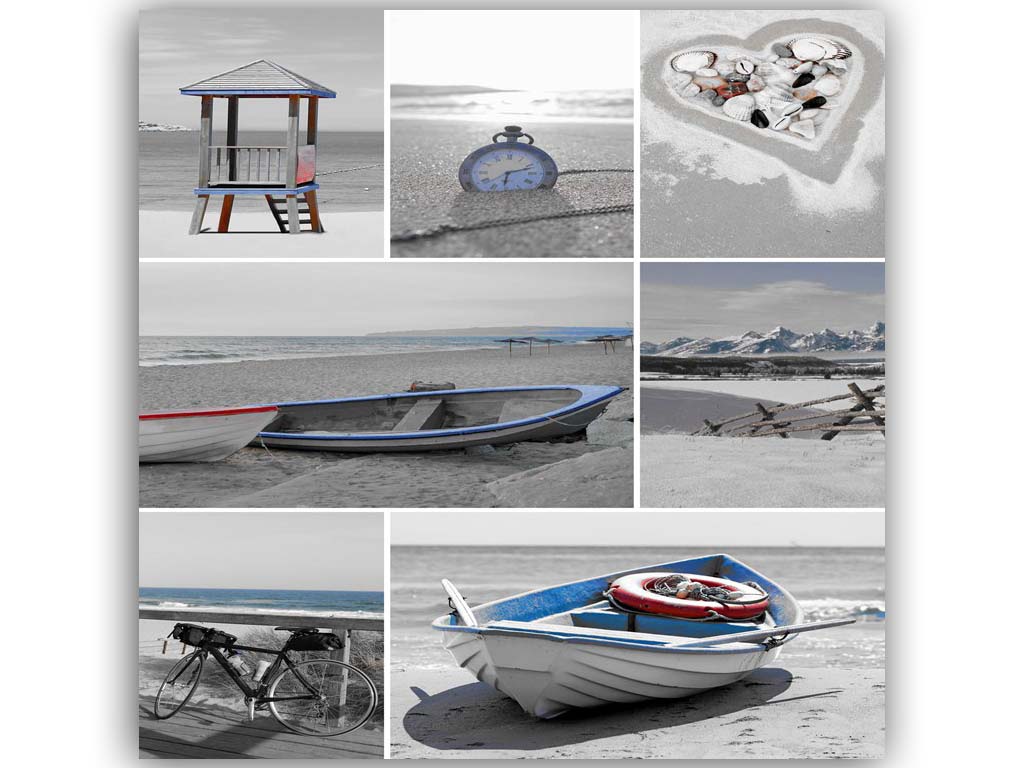 QUADRO SU TELA BARCHE 25*25 CM 