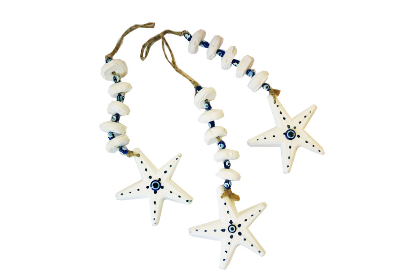 DEC D'APP IN GESSO C/STELLA MARINA 24*7 CM 