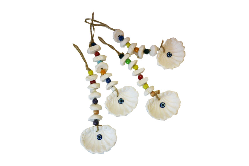 DEC D'APP IN GESSO C/CONCHIGLIA 23*7 CM 