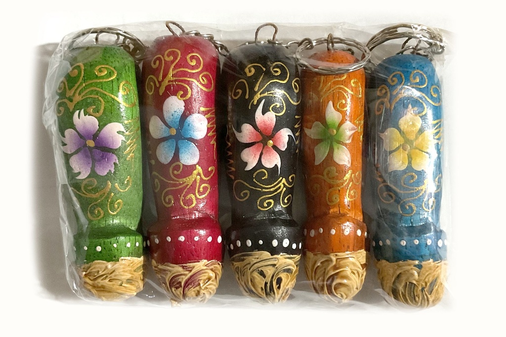 PORTACHIAVE SEX LEGNO CM 8 DECORATO 