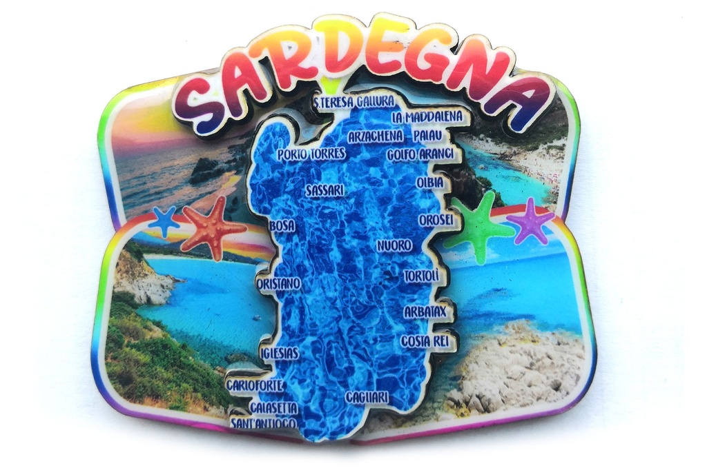 MAGNETE MDF SARDEGNA MAPPA BLU 