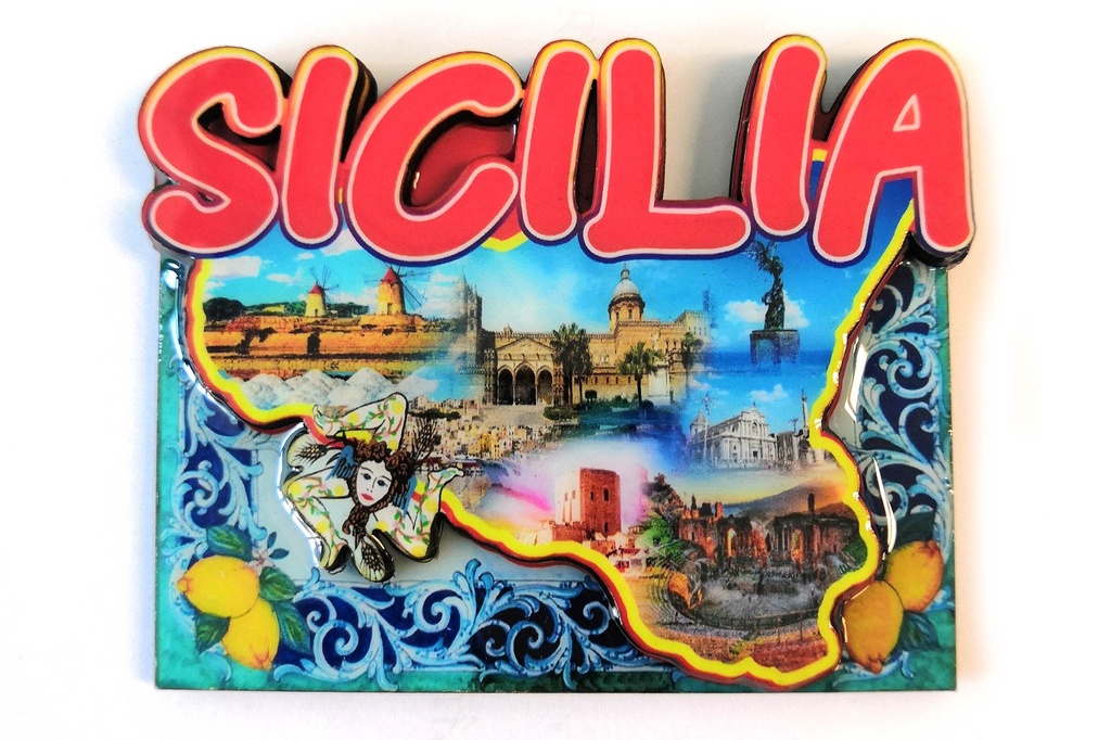 MAGNETE MDF SICILIA RETTANGOLARE 