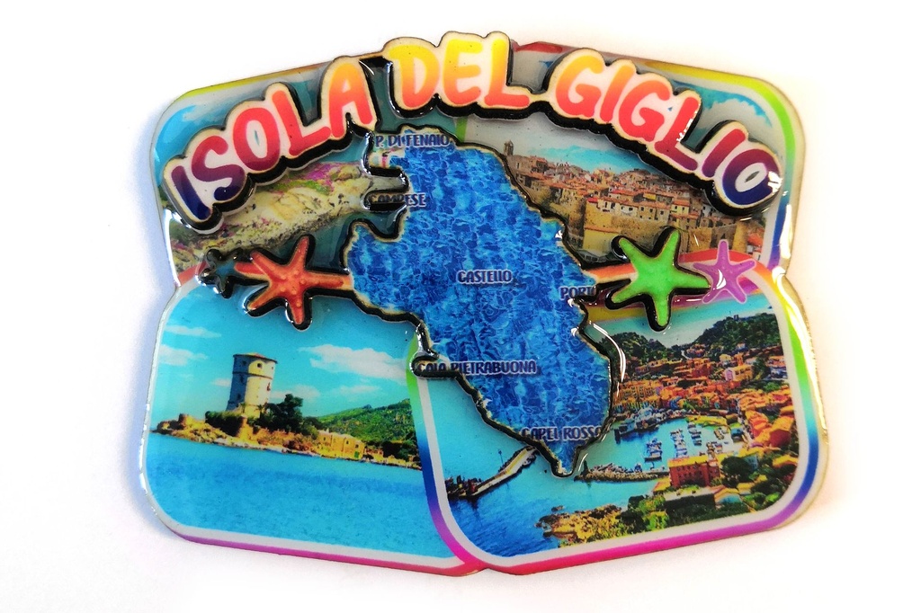 MAGNETE MDF ISOLA DEL GIGLIO 4 FOTO 