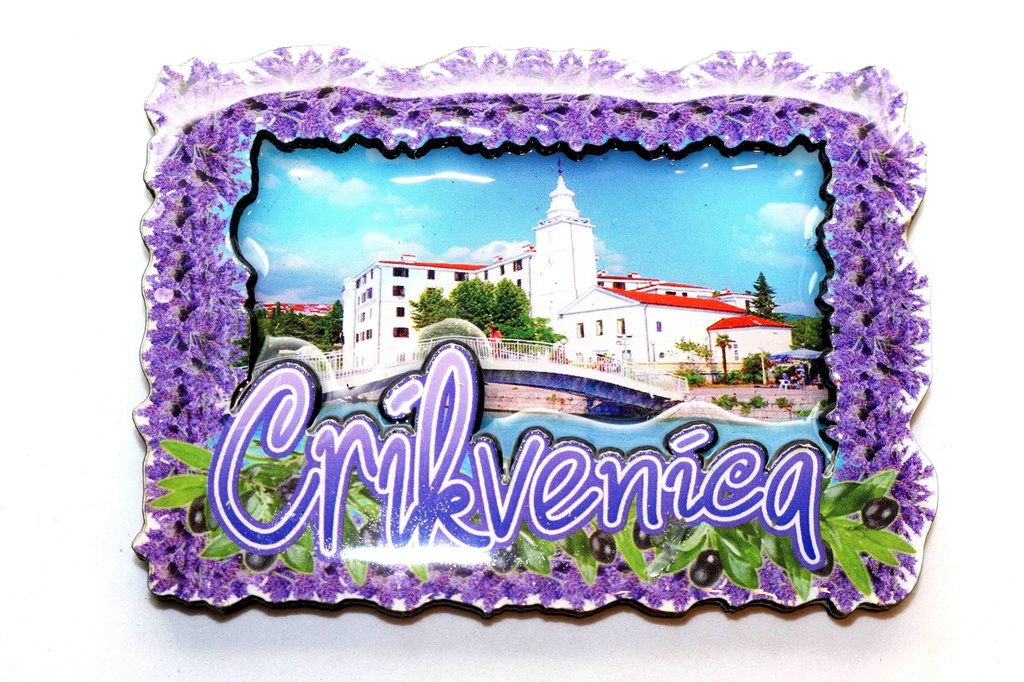 MAGNETE MDF LAVANDA VEDUTA CRIKVENICA 