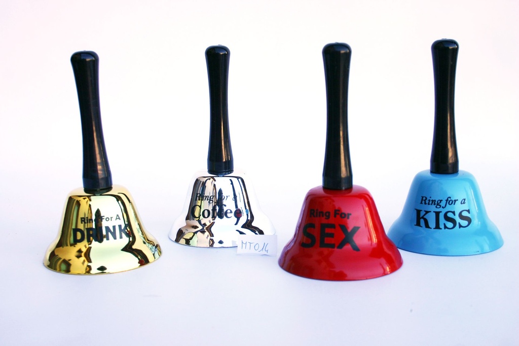 CAMPANELLE METALLO 13 CM FRASI E COLORI ASS 