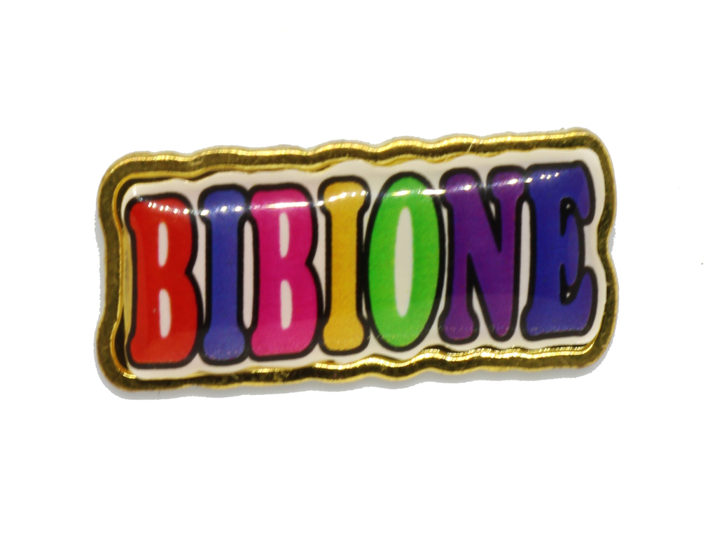 SPILLA METALLO PAROLE BIBIONE 2.7*0.8 CM 