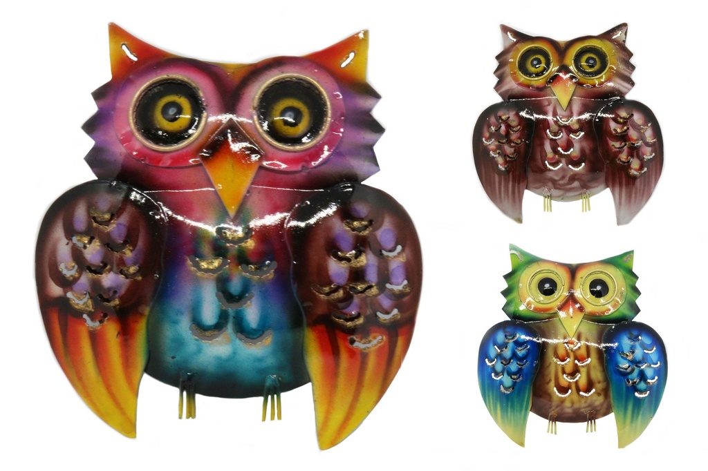 GUFO METALLO D'APPENDERE COL ASS 