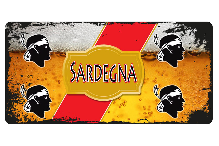 TARGA METALLO 30*15 SARDEGNA 