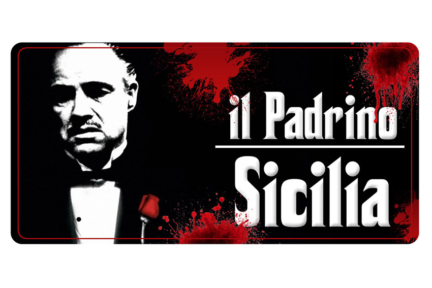 TARGA METALLO 30*15 SICILIA 