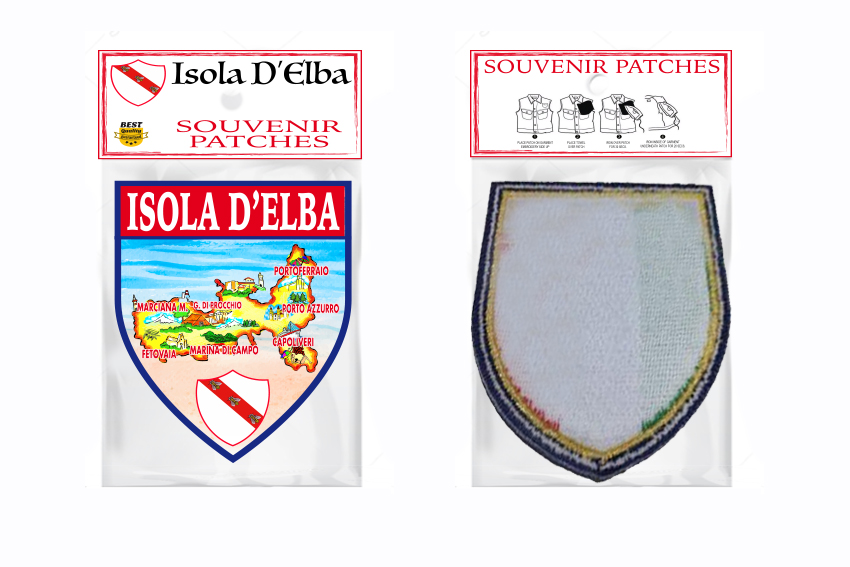 PATCH ISOLA D'ELBA MAPPA 