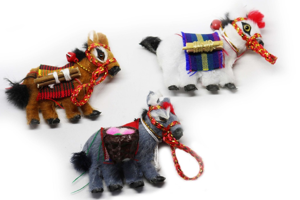 MAGNETE ASINO STOFFA 2 COL ASS 