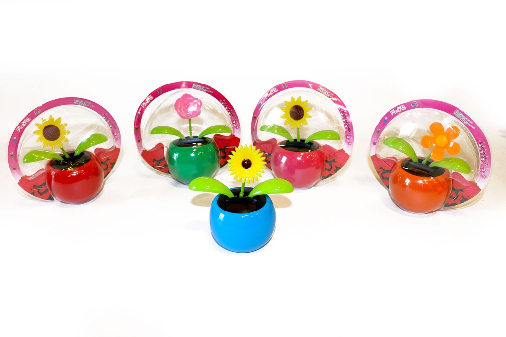 MELA C/FIORE PLASTICA MOVIMENTO SOLARE 