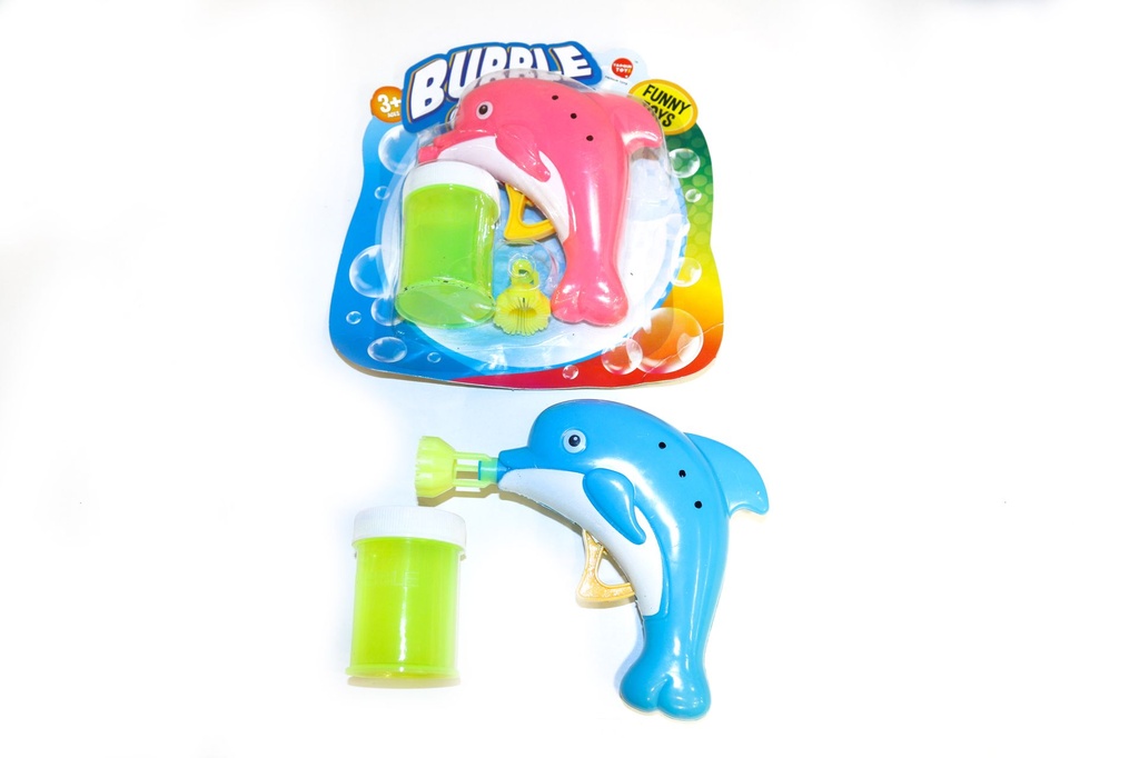 PISTOLA PLASTICA SPARABOLLE SAPONE 