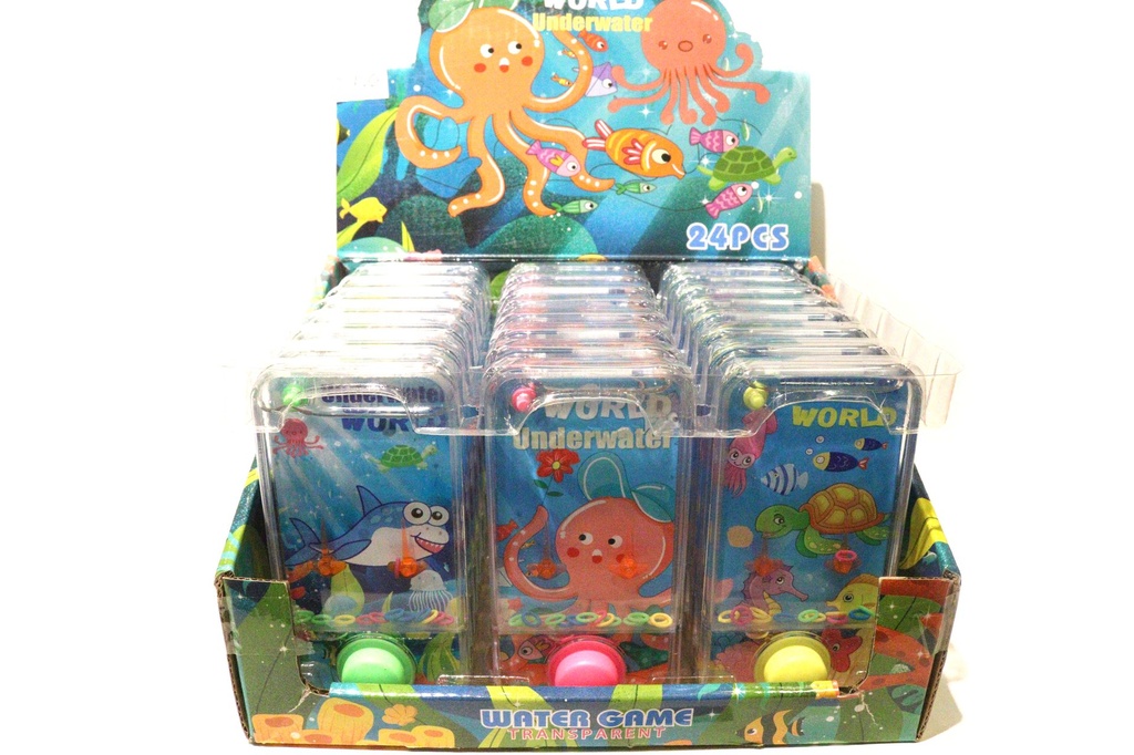 GIOCHI PLASTICA C/ACQUA QUADRATI 24 PZ/CONF
