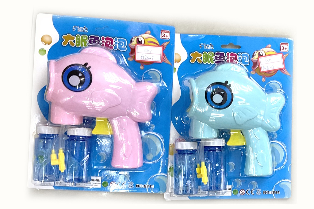 PISTOLA PLASTICA SPARABOLLEPESCE 2 COL.ASS.TI 