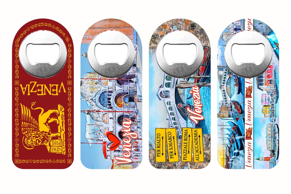 MAGNETE APRIBOTTIGLIE VENEZIA 4 MOD ASS 