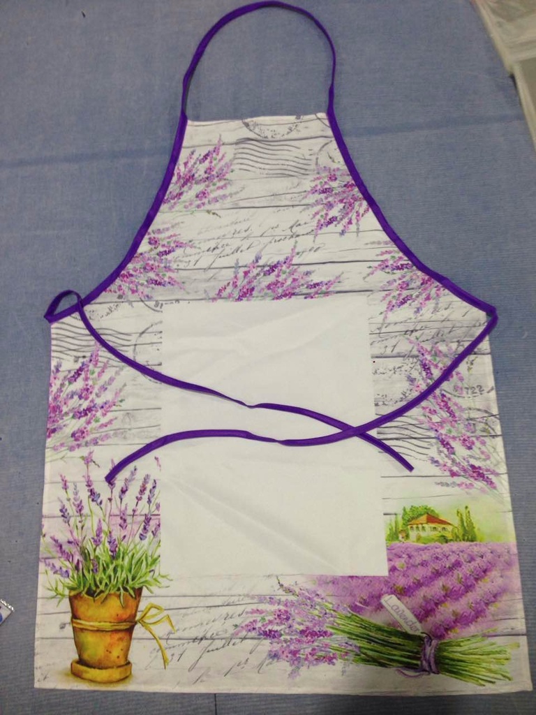 GREMBIULE C/CORNICE DA PERS. LAVANDA 