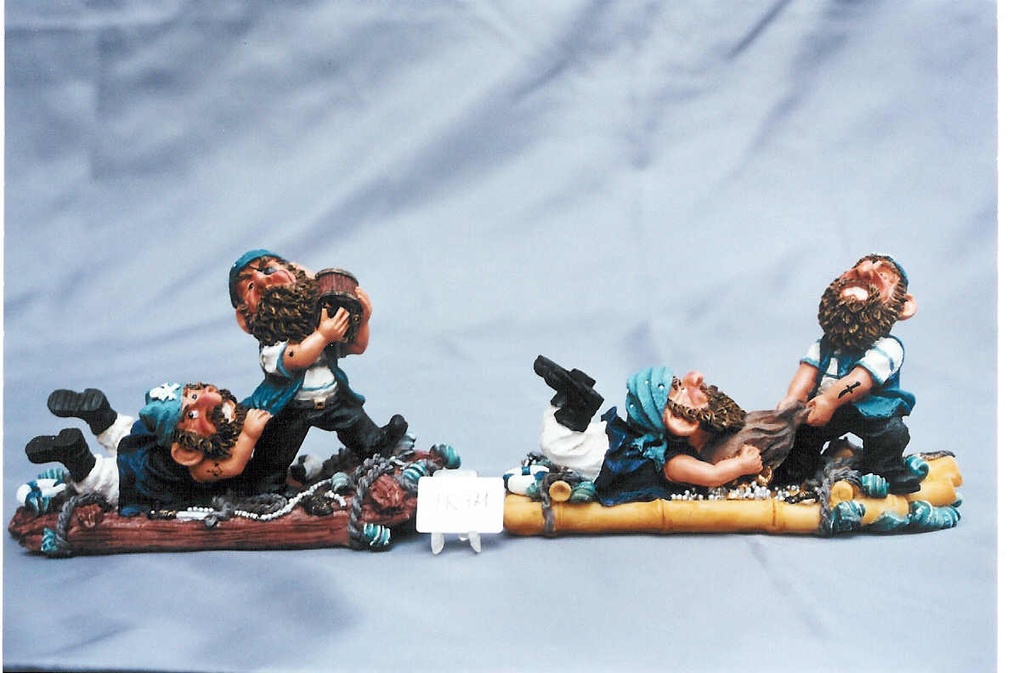 MARINAI RESINA SIMPATICI h 10xl15 cm 