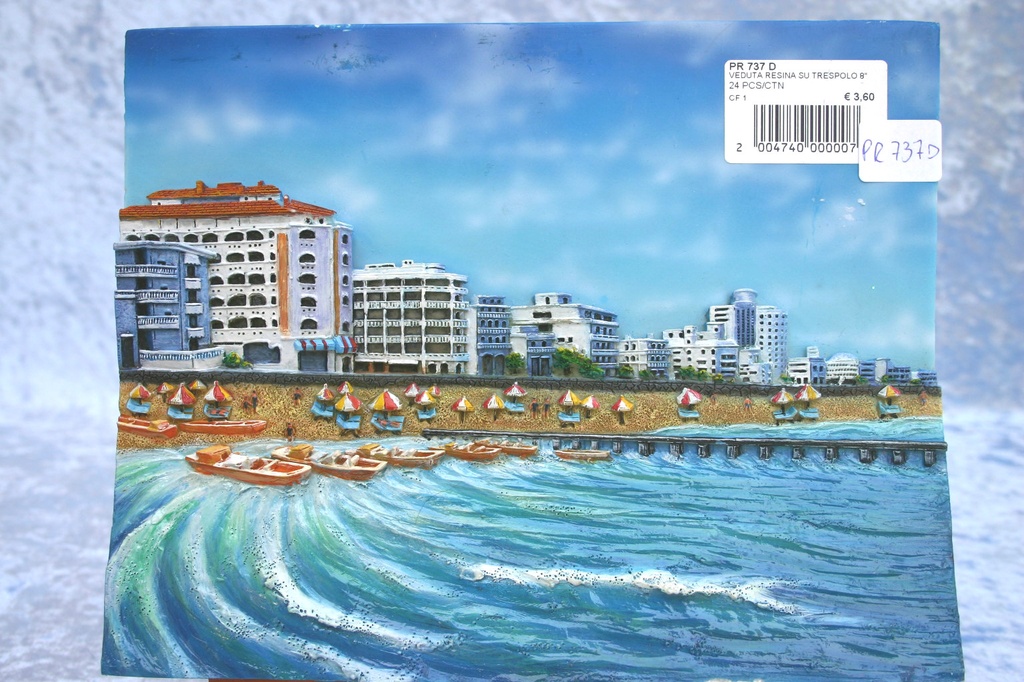 VEDUTA RESINA SU TRESPOLO 8"X10" 