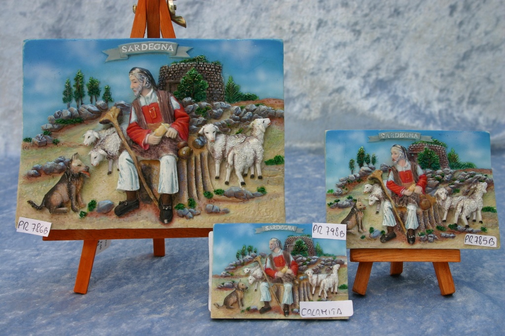 VEDUTA RESINA SU TRESP.5x7 PASTORE 